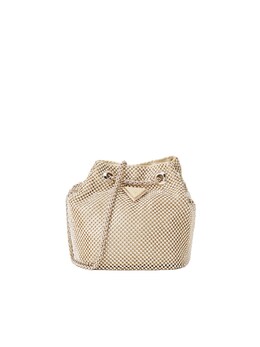 Сумка-мешок Guess ZALINA POUCH, золотой 27075069 | gold