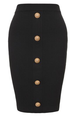 Balmain: Юбка из вискозы 