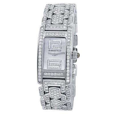 Audemars Piguet Promesse Diamond White Mother Of Pearl Dial Ladies Watch (67465bc.zz.1189bc.03) (arb28528)