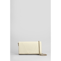 Chloe Shoulder Bag In Beige Leather chc25sp495o3723n