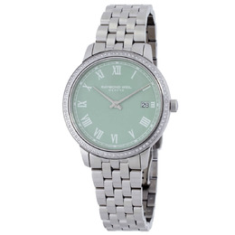 Raymond Weil Toccata Quartz Diamond Green Dial Ladies Watch 5385-sts-00520