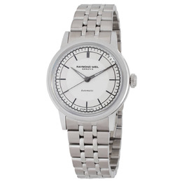 Raymond Weil Millesime Automatic Cream Dial Ladies Watch 2125-sts-64001