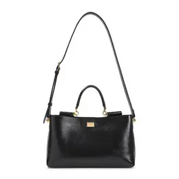 Dolce & Gabbana-Black Calf Leather Top Handle Bag-Donna 53187800236372