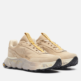 Premiata: Бежевые кроссовки 