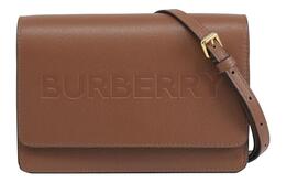 Burberry Женская сумка через плечо из коровьей кожи кофейного цвета 8061361