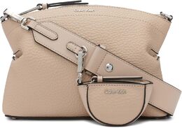 Сумка через плечо Calvin Klein Cypress 2 в 1 с застежкой-молнией, Mushroom b0bnm19rwm | mushroom