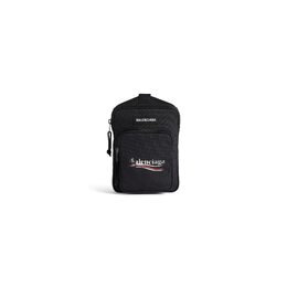 Сумка-мессенджер Explorer Crossbody Balenciaga, черный 6202602aa291090 | черный