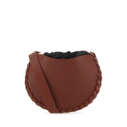 Chloe Brick Leather Small Mate Crossbody Bag chc22as571h95 27s