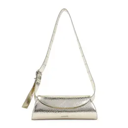 Jil Sander-Platinum Cannolo Small Ovine Leather Shoulder Bag-Donna 53201246978388