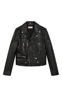 Saint Laurent: Кожаная куртка 