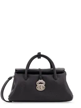 Zanellato-Dotta Small Leather Crossbody Bag-Donna 53205614854484