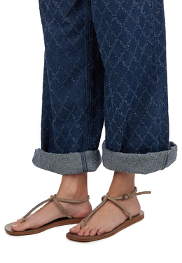 BRUNELLO CUCINELLI: Бежевые сандалии 