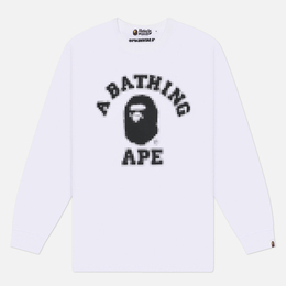 A Bathing Ape: Белый свитшот 