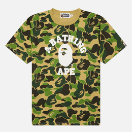 A Bathing Ape: Зелёная футболка 