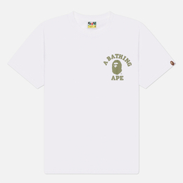 A Bathing Ape: Белая футболка 