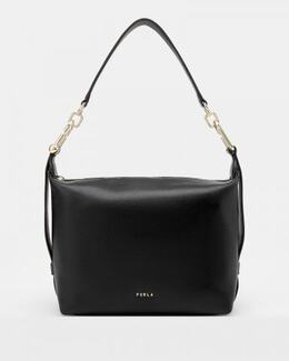 FURLA: Чёрная сумка 