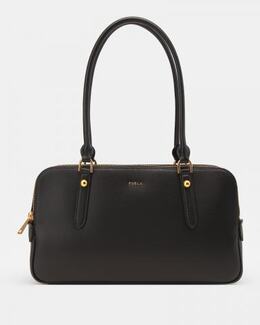 FURLA: Чёрная сумка 
