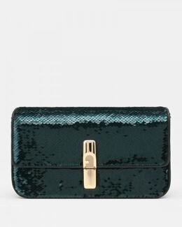 FURLA: Зелёная сумка 