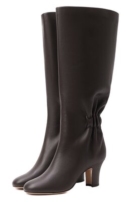 Ferragamo: Коричневые сапоги 