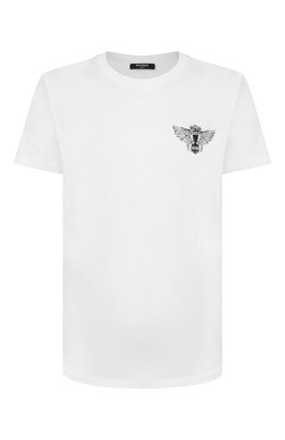 Balmain: Хлопковая футболка 