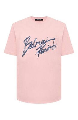 Balmain: Хлопковая футболка 