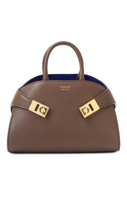 Ferragamo: Коричневая сумка 