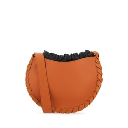 Chloe Dark Orange Leather Small Mate Crossbody Bag chc22as571h95 884