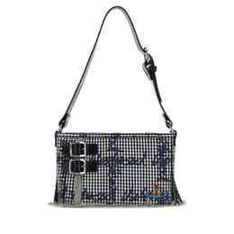 Vivienne Westwood Printed Fabric Heather Shoulder Bag 46020009ww011t o302
