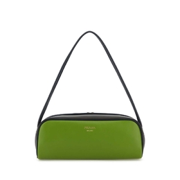 Prada Green Leather Shoulder Bag 1bc249ask f04is