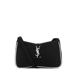 Saint Laurent Le 5 a 7 Shoulder Bag Black & White Econyl 733294fabi1_1070