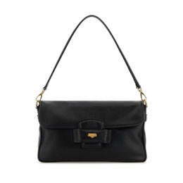 Miu Miu Black Leather Penny Shoulder Bag 5bd273acrm_f0002
