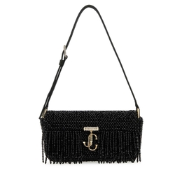 Jimmy Choo Black Satin Mini Avenue Shoulder Bag avenueminishouldatu blkligo