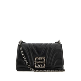 Givenchy Black Leather Small 4g Soft Shoulder Bag bb50z5b22k_001