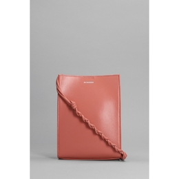 Jil Sander Dark Rose Leather Small Tangle Crossbody Bag j07wg0001p5354_657