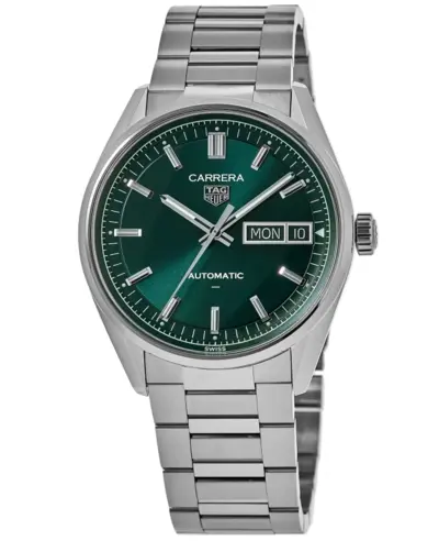 Tag Heuer Carrera Day-Date Automatic Blue Dial Stainless Steel Men's Watch (WDA2115.BA0043) (green, arb28570)