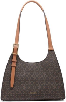 Сумка-мессенджер Calvin Klein Quill с тремя отделениями, Brown/Khaki/Caramel b0ftjtldmy | brown/khaki/caramel