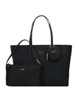 Сумка-шоппер Eco Gemma 49 см черного цвета Guess 5657289 | black