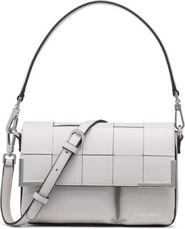 Сумка-органайзер Calvin Klein Mica Crossbody с клапаном, Dove Grey Woven b0bnm1zktk | dove grey woven