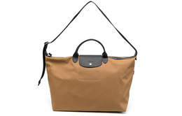 Сумка Le Pliage Energy Canvas с кожаными деталями, холщовая сумка, дорожная сумка для женщин Цвет табак Longchamp l1624hsr004 | tobacco