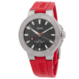 Oris Aquis Date Automatic Grey Dial Mens Watch 01 733 7789 4153-07