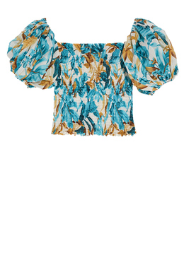 LIU JO: Голубой топ 