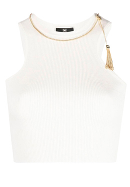 ELISABETTA FRANCHI: Белый топ 