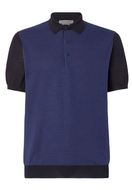 CORNELIANI: Синее поло 