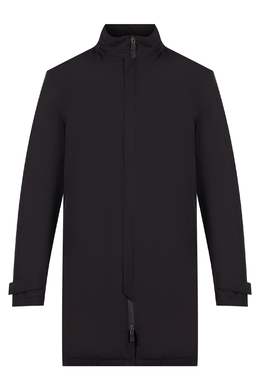 HERNO: Чёрный пуховик 