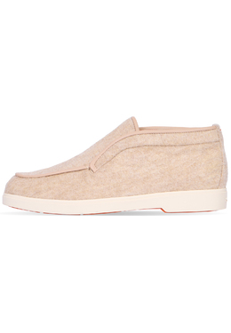 SANTONI: Бежевые лоферы 
