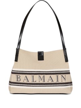 Balmain Release Small Canvas And Leather Tote gn1fe033tjbrgxi