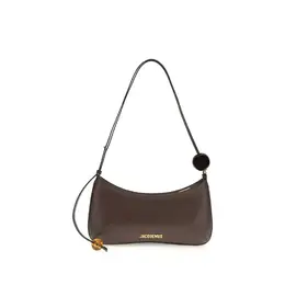 Jacquemus Brown Calf Leather Bos Taurus Shoulder Bag jabaw00057ac01c01855bb