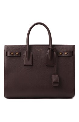 Saint Laurent: Коричневая сумка  Sac de Jour