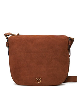 Сумка Pinko Hobo Zip Around Classic Al 25-26 PLTT 105113 A2JH, коричневый 8053177173130 | braun