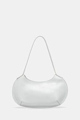 Кожаная сумка By Far, серый mwbsb056cl034wh025pl | szary